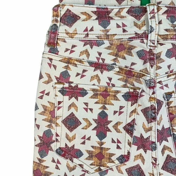 Free People Wild Child Southwest Print Skinny Jeans - Picture 4 of 14